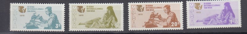 J39649 JL stamps 1975 malta set mnh #491-4 europa