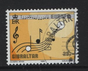 Gibraltar #472 cancelled 1985 Europa  29p