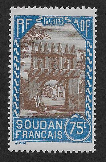 FRENCH SUDAN SC# 81  FVF/MOG  1931