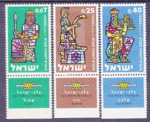 Israel 184-86 MNH 1960 Kings - Saul, David & Solomon Set of 3