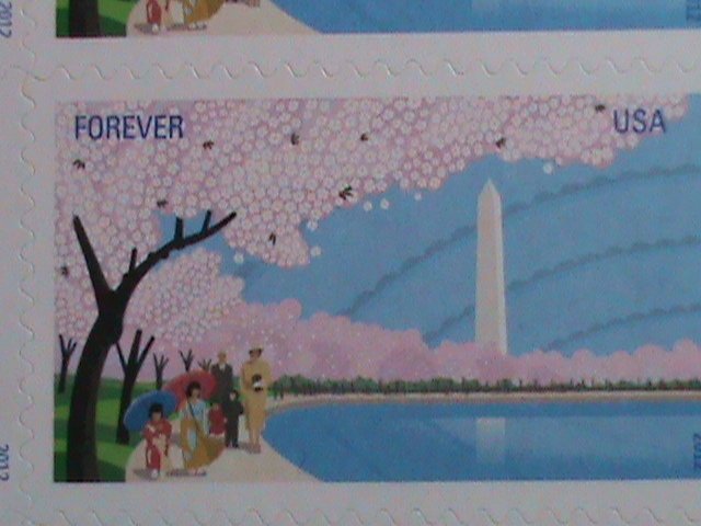 ​UNITED STATES-2012-SC# 4651-2- CHERRY BLOSSOM WASHINGTON D.C.- SHEET MNH-VF