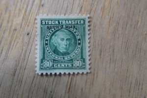 US RD149 MINT STOCK TRANSFER GREEN THIN