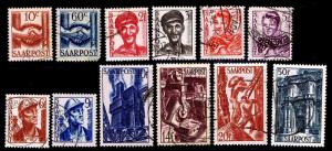 1948 SAAR #188-89 & 191-200 SHORT SET - USED - VF - CV$12.10 (ESP#1830)