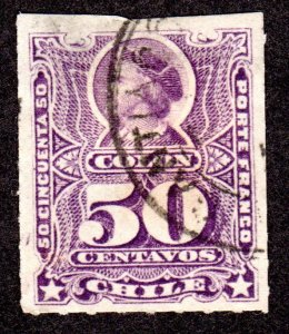 Chile Scott # 35. used. 2013 Cat = $ 2.00.. Lot 220312