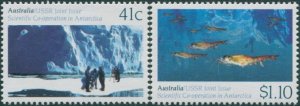 Australia 1990 SG1261-1262 Soviet Scientific Cooperation set MNH