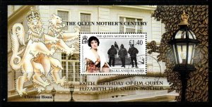 FALKLAND ISLANDS SGMS881 2001 QUEEN MOTHER'S 100th BIRTHDAY USED