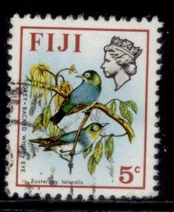 FIJI QEII SG462, 1973 5c grey-backed white eye, FINE USED.