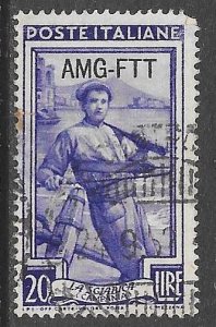 Italy Trieste 98: 20l Fisherman O/P, used, F-VF