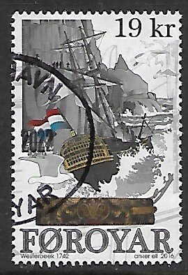 Faroe Islands # 655 - Wreck of Westerbeek - used....{KZw3}