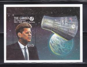 Gambia 767 MNH Kennedy, Space