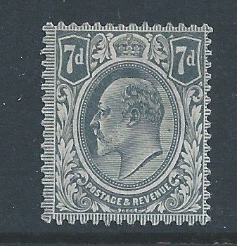 Great Britain #145 MH King Edward 7p