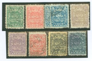 Colombia #257-264 Used Single