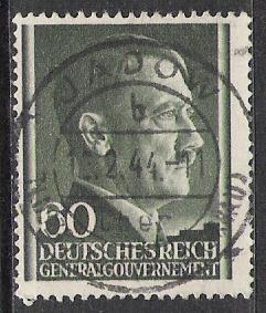 Poland #N89 Occupation Hitler Used