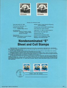 US SP784 Nondenominated E Souvenir Page #2277 & 2279