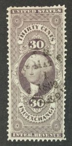 MOMEN: US STAMPS #R52c USED REVENUE LOT #48291