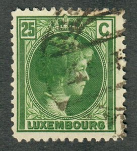 Luxembourg #163 used single