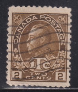 Canada MR4 King George V - War Tax 2¢ 1916