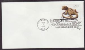 US Collared Lizard 2003 Pictorial Cancel U/A FDC BIN