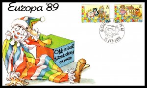 Gibraltar 543-544 Europa U/A FDC