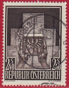 Austria - 1956 - Scott #610 - used - United Nations