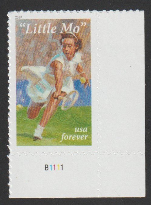 SC# 5377 - (55c) - Tennis Champion - Little Mo - MNH plate # single