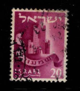 ISRAEL Scott 106 Used Tribes stamp  Wmk 302 wo tab