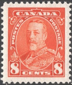 Canada SC#222 8¢ King George V (1935) MNH