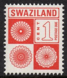 Swaziland - 1985 Postage Due 1c brown-red MNH** SG D19a