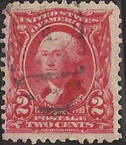 # 301 CARMINE USED GEORGE WASHINGTON