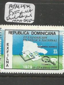 Dominican Republic A/M 1979 Exfilna, color Shift MNH (9czi) 
