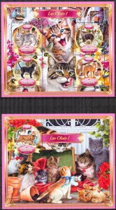 Madagascar 2022 Domestic Cats (I) Sheet + S/S MNH