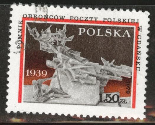 Poland Scott 2354 Used CTO favor canceled stamp 1979