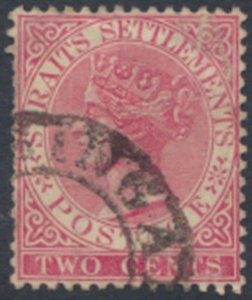 Straits Settlements    SC# 41a   Used  (Rose)  see details & scans