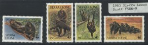 Sierra Leone 586-9  MNH cgs