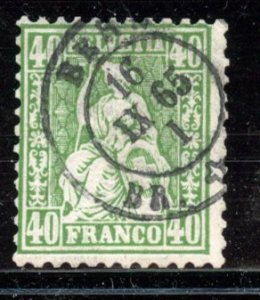 Switzerland #47, Used.