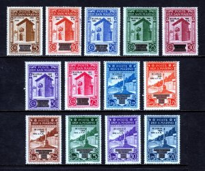 San Marino - Scott #215-227 - MH - See description - SCV $12