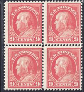 U. S. 415 F-VF MNH Blk/4 SCV$490.00 P.O. Fresh