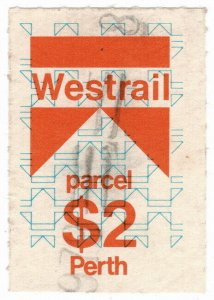 (I.B) Australia - Western Australia Railways : Westrail Parcel $2 (Perth)