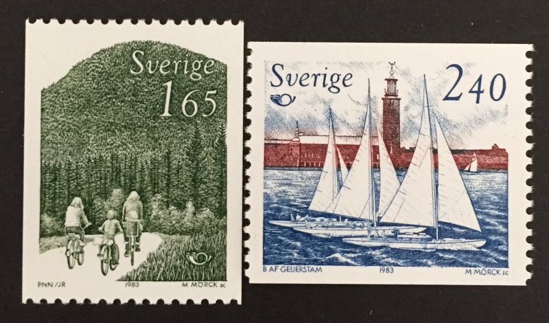 Sweden 1983 #1454-5, MNH.