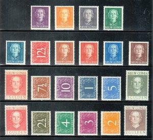 Netherlands New Guinea Scott #1-21 MH