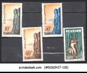 FRENCH COLONY REUNION - 1947 DEFINITIVES SCOTT#249-52 - 4V - MINT NH