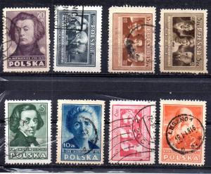 Poland 405-412 used