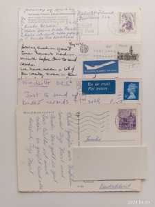 POSTAL HISTORY World Wide 4x POSTCARD (S116)