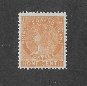 Prince Edward Island Sc #11 iii 1c  orange NH VF