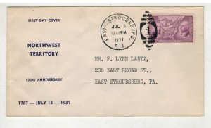 1937 NORTHWEST TERRITORY 795-80 Better Scarce UNOFFICIAL EAST STROUDSBURG PA