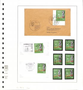 Germany #1953 VFU stamps & FDC  Sepp Herberger football coach soccer