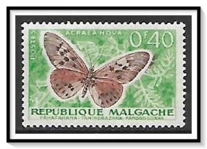 Madagascar #307 Butterflies MNH