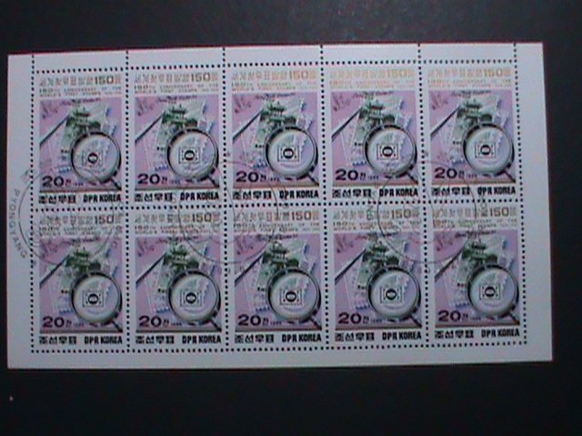 ​KOREA-1989 SC#2857-STAMPS SHOW LONDON'89 CTO FULL SHEET VERY FINE