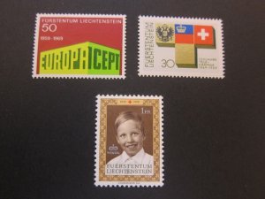 Liechtenstein 1969 Sc 453,461 set MNH