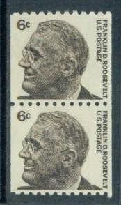 1298 6c Roosevelt Fine MNH Pair